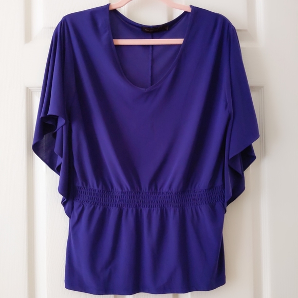 The Limited Blue Kimono Sleeve Shirt size Small - Picture 9 of 9